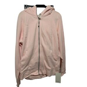 Lululemon Scuba Full Zip Hoodie Pink Size 20 NWT